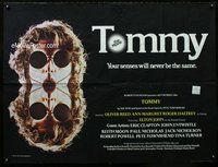 n148 TOMMY British quad movie poster '75 The Who, Roger Daltrey