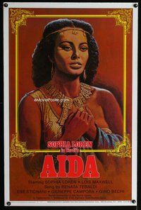 p069 AIDA one-sheet movie poster R82 Sophia Loren, Verdi's Italian opera!