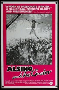 p075 ALSINO & THE CONDOR one-sheet movie poster '82 Dean Stockwell