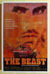 p082 BEAST one-sheet movie poster '88 Jason Patric in Afghanistan!