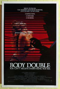 p091 BODY DOUBLE one-sheet movie poster '84 De Palma, Melanie Griffith