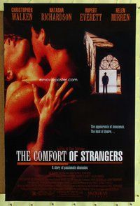 p108 COMFORT OF STRANGERS one-sheet movie poster '90 Paul Schrader, Walken