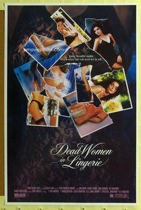 p119 DEAD WOMEN IN LINGERIE video one-sheet movie poster '91 Maura Tierney