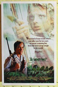 p137 EMERALD FOREST one-sheet movie poster '85 John Boorman, true story!