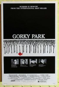 p165 GORKY PARK one-sheet movie poster '83 William Hurt, Lee Marvin