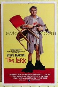 p195 JERK style A one-sheet movie poster '79 outrageous Steve Martin image!