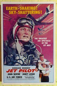 p196 JET PILOT one-sheet movie poster R79 John Wayne, Howard Hughes