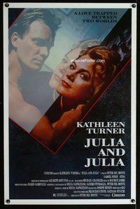 p199 JULIA & JULIA one-sheet movie poster '88 Kathleen Turner, Sting!