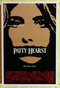 p241 PATTY HEARST one-sheet movie poster '88 Natasha Richardson, true story!
