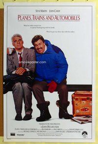 p242 PLANES, TRAINS & AUTOMOBILES int'l one-sheet movie poster '87 Candy