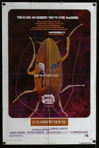 s007 11 HARROWHOUSE one-sheet movie poster '73 Charles Grodin, Bergen