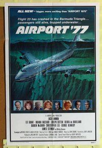 s038 AIRPORT '77 one-sheet movie poster '77 Lee Grant, Jack Lemmon