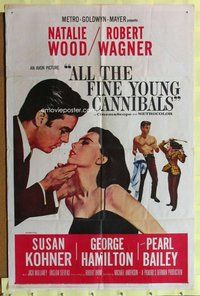 s045 ALL THE FINE YOUNG CANNIBALS one-sheet movie poster '60 Natalie Wood