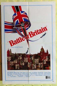 s087 BATTLE OF BRITAIN int'l one-sheet movie poster '69 Michael Caine