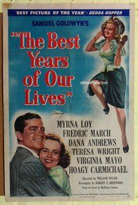 s094 BEST YEARS OF OUR LIVES style B 1sh '47 Virginia Mayo