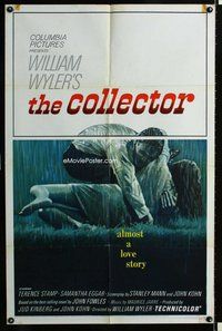 s164 COLLECTOR one-sheet movie poster '65 Terence Stamp, Samantha Eggar
