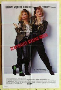 s193 DESPERATELY SEEKING SUSAN one-sheet movie poster '85 Madonna
