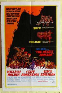 s196 DEVIL'S BRIGADE one-sheet movie poster '68 William Holden, Rennie