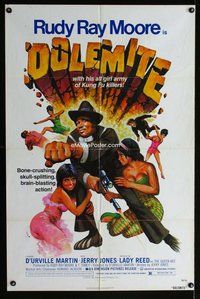 s207 DOLEMITE one-sheet movie poster '75 Rudy Ray Moore, great image!