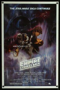 s215 EMPIRE STRIKES BACK style A 1sh movie poster '80 GWTW artwork!