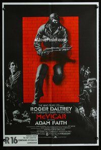 s442 McVICAR English one-sheet movie poster '81 Roger Daltrey, crime bio!