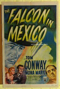 s222 FALCON IN MEXICO one-sheet movie poster '44 Tom Conway, film noir!