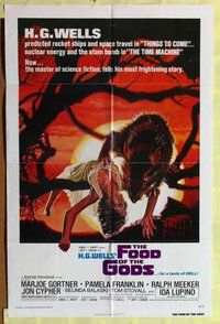 s231 FOOD OF THE GODS one-sheet movie poster '76 Drew Struzan horror art!