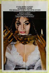 s252 GHOSTS - ITALIAN STYLE style B one-sheet movie poster '68 Sophia Loren