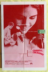 s259 GOODBYE COLUMBUS int'l one-sheet movie poster '69 sexy Ali MacGraw!