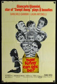 s288 HOW FUNNY CAN SEX BE one-sheet movie poster '73 Giancarlo Giannini