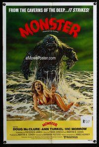 s292 HUMANOIDS FROM THE DEEP int'l one-sheet movie poster '80 Monster!