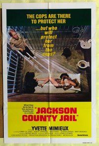 s313 JACKSON COUNTY JAIL one-sheet movie poster '76 Yvette Mimieux in jail!