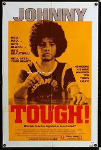 s321 JOHNNY TOUGH one-sheet movie poster '74 whipped ten times a day!