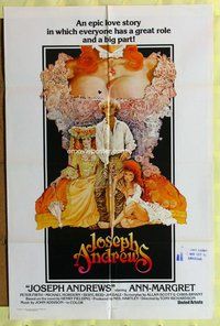 s322 JOSEPH ANDREWS one-sheet movie poster '77 Ann-Margret, R. Conis art!