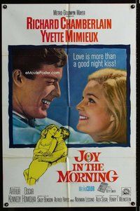 s325 JOY IN THE MORNING one-sheet movie poster '65 Chamberlain, Mimieux