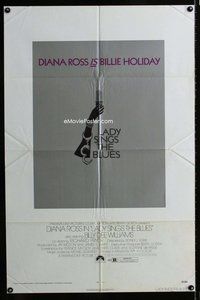 s343 LADY SINGS THE BLUES one-sheet movie poster '72 Diana Ross, Holiday