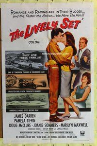 s370 LIVELY SET one-sheet movie poster '64 car racing, James Darren!