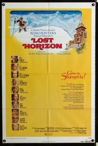 s383 LOST HORIZON one-sheet movie poster '72 Ross Hunter, Shangri-la!