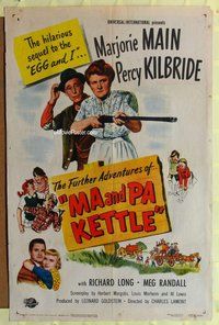 s396 MA & PA KETTLE one-sheet movie poster '49 Marjorie Main, Kilbride