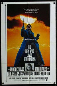 s424 MAN WHO LOVED CAT DANCING one-sheet movie poster '73 Burt Reynolds