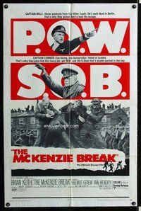 s441 McKENZIE BREAK one-sheet movie poster '71 Brian Keith, World War II