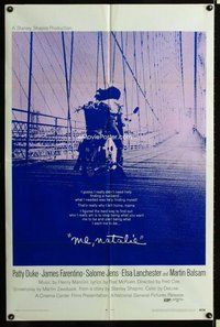 s443 ME NATALIE one-sheet movie poster '69 Patty Duke, James Farentino