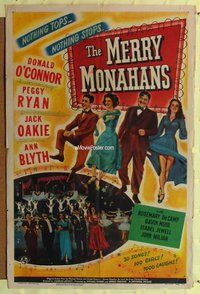 s452 MERRY MONAHANS one-sheet movie poster '44 Donald O'Connor Peggy Ryan