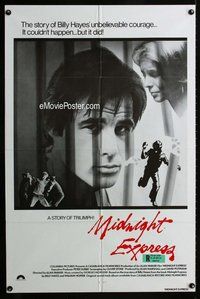 s453 MIDNIGHT EXPRESS int'l one-sheet movie poster '78 Oliver Stone, Parker