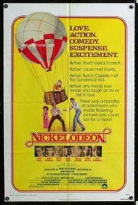 s482 NICKELODEON one-sheet movie poster '76 Ryan O'Neal, Burt Reynolds