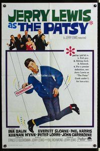 s516 PATSY one-sheet movie poster '64 Jerry Lewis star & director!
