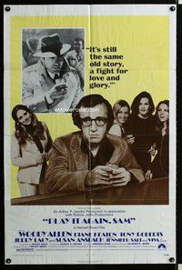 s531 PLAY IT AGAIN SAM one-sheet movie poster '72 Woody Allen, Keaton