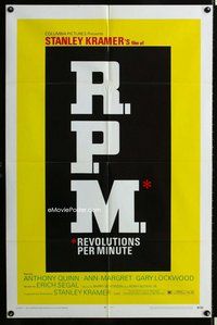 s614 RPM one-sheet movie poster '70 Quinn, Ann-Margret