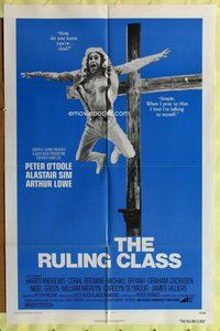 s615 RULING CLASS one-sheet movie poster '72 Peter O'Toole, Alastair Sim