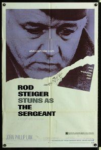 s639 SERGEANT one-sheet movie poster '68 Rod Steiger, John Phillip Law
